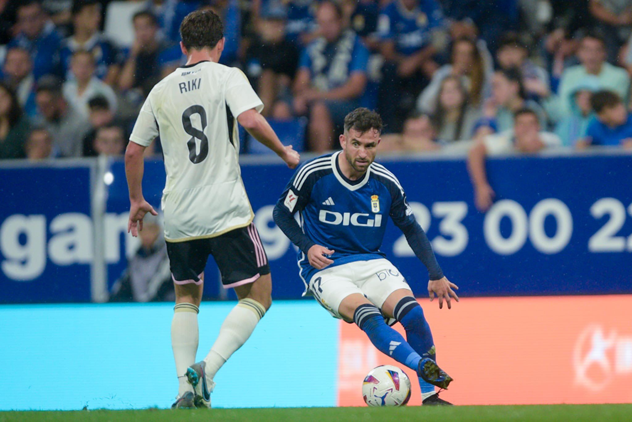  Sebas Moyano, ante el Albacete.
