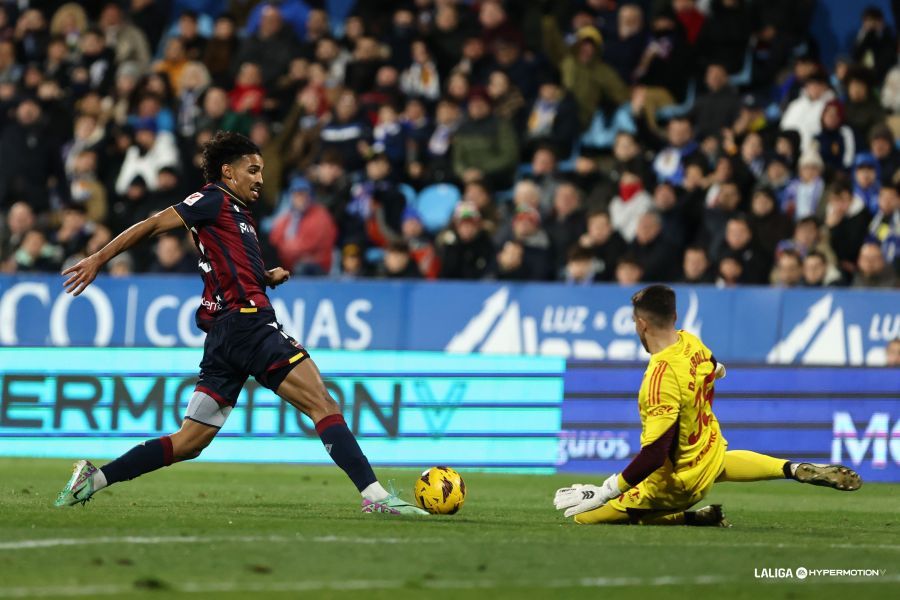 Fabrício en el Zaragoza - Levante.