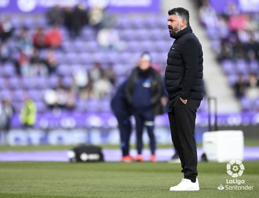  Gennaro Gattuso, en el Real Valladolid - Valencia disputado en Zorrilla.