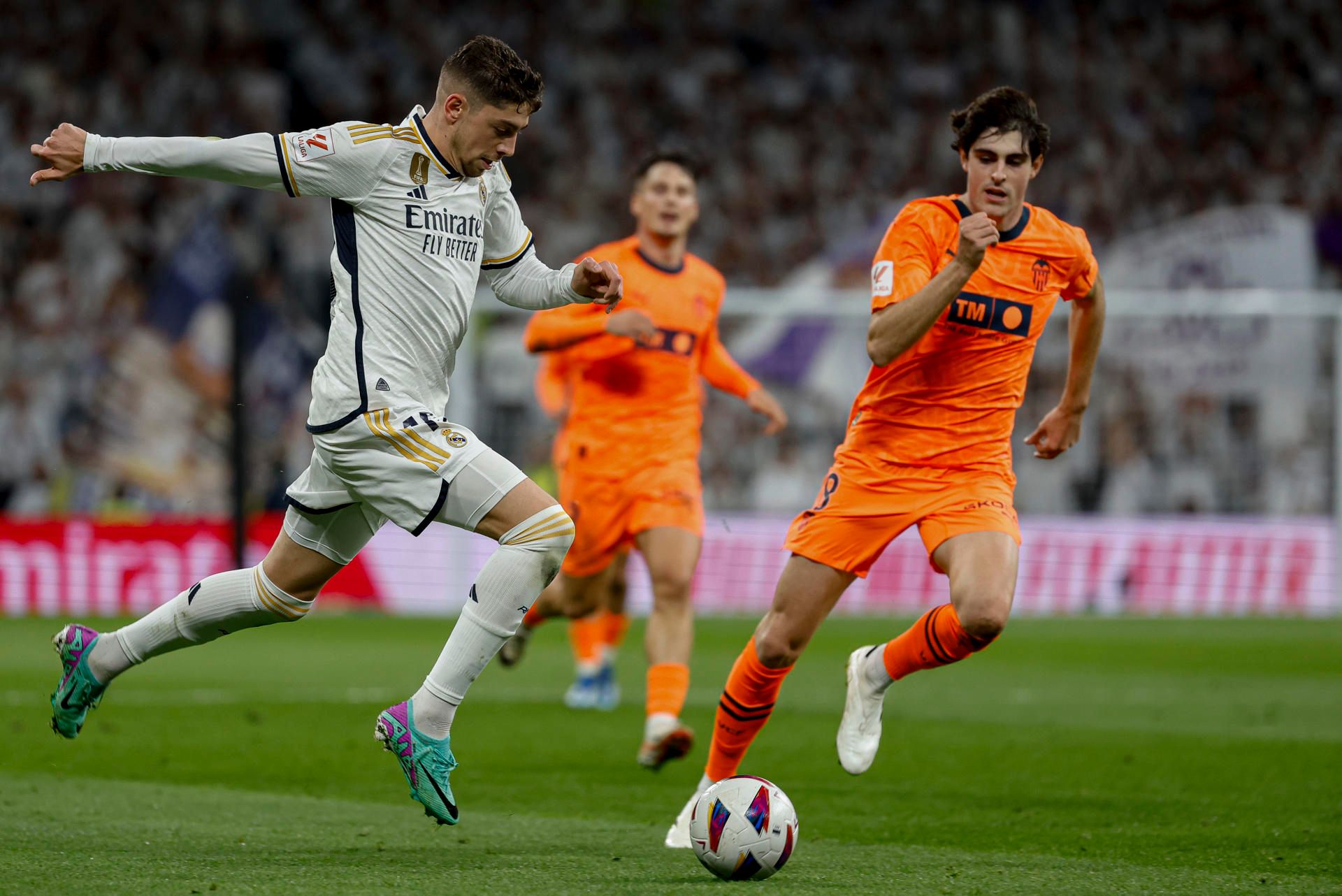 Fede Valverde, en el Real Madrid-Valencia.