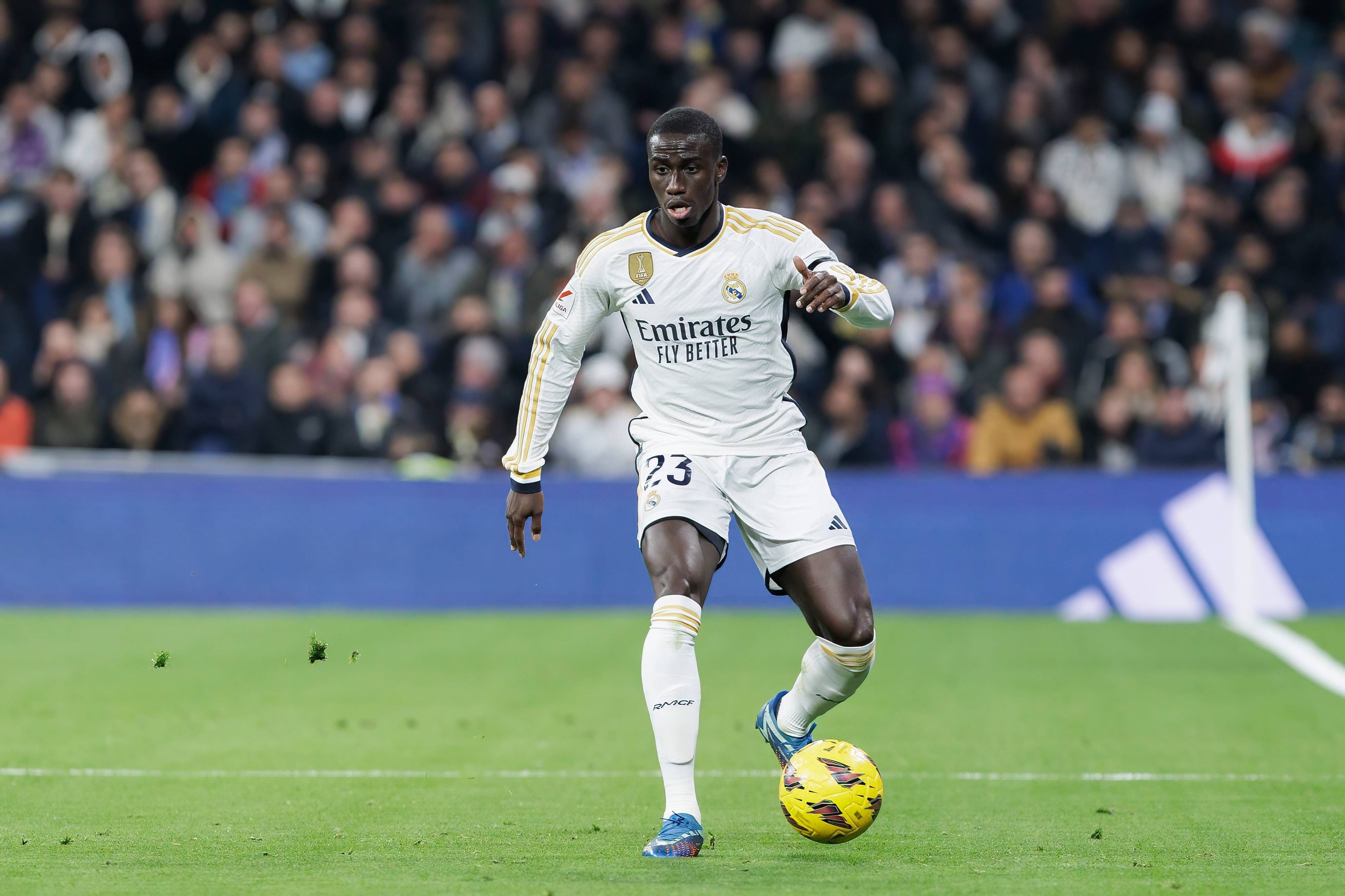  Ferland Mendy, durante un partido del Real Madrid.