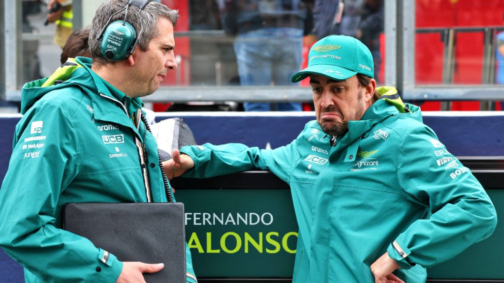 Fernando Alonso en el GP de Bélgica 2023 (Cordon Press).