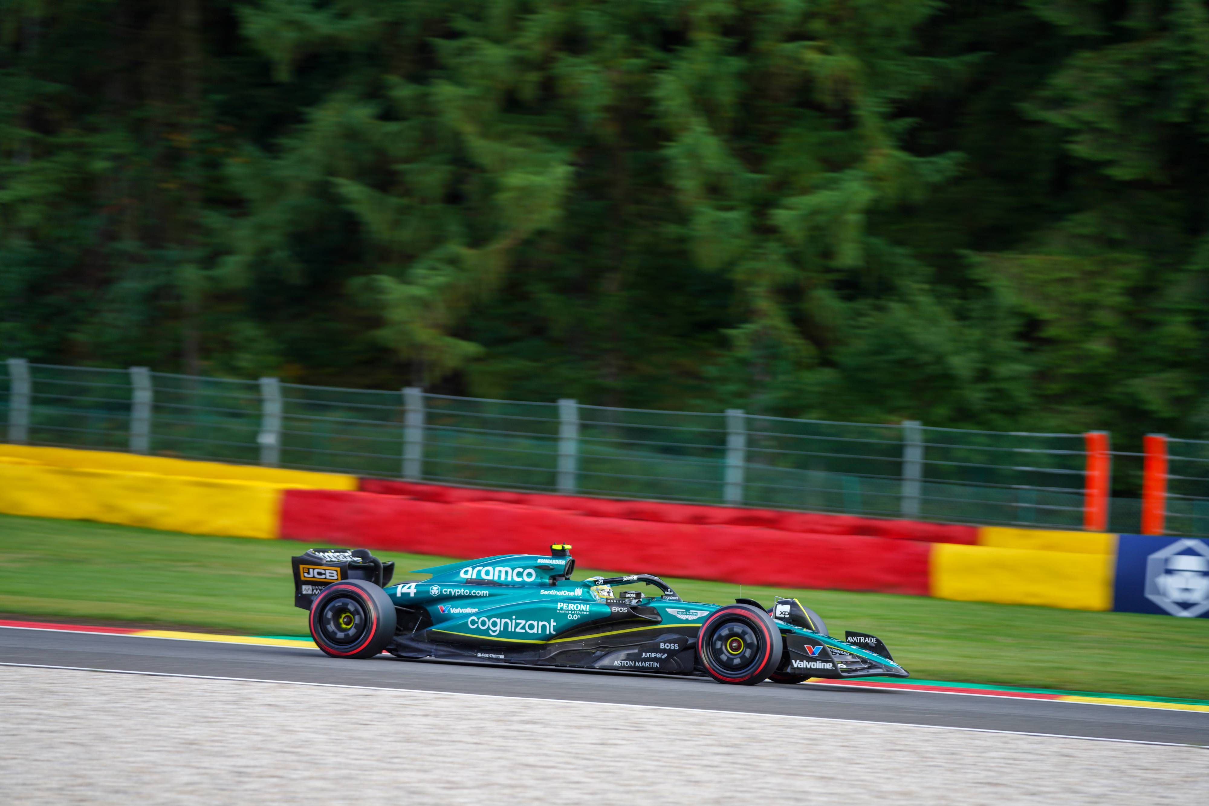  Fernando Alonso, en el GP de Bélgica.