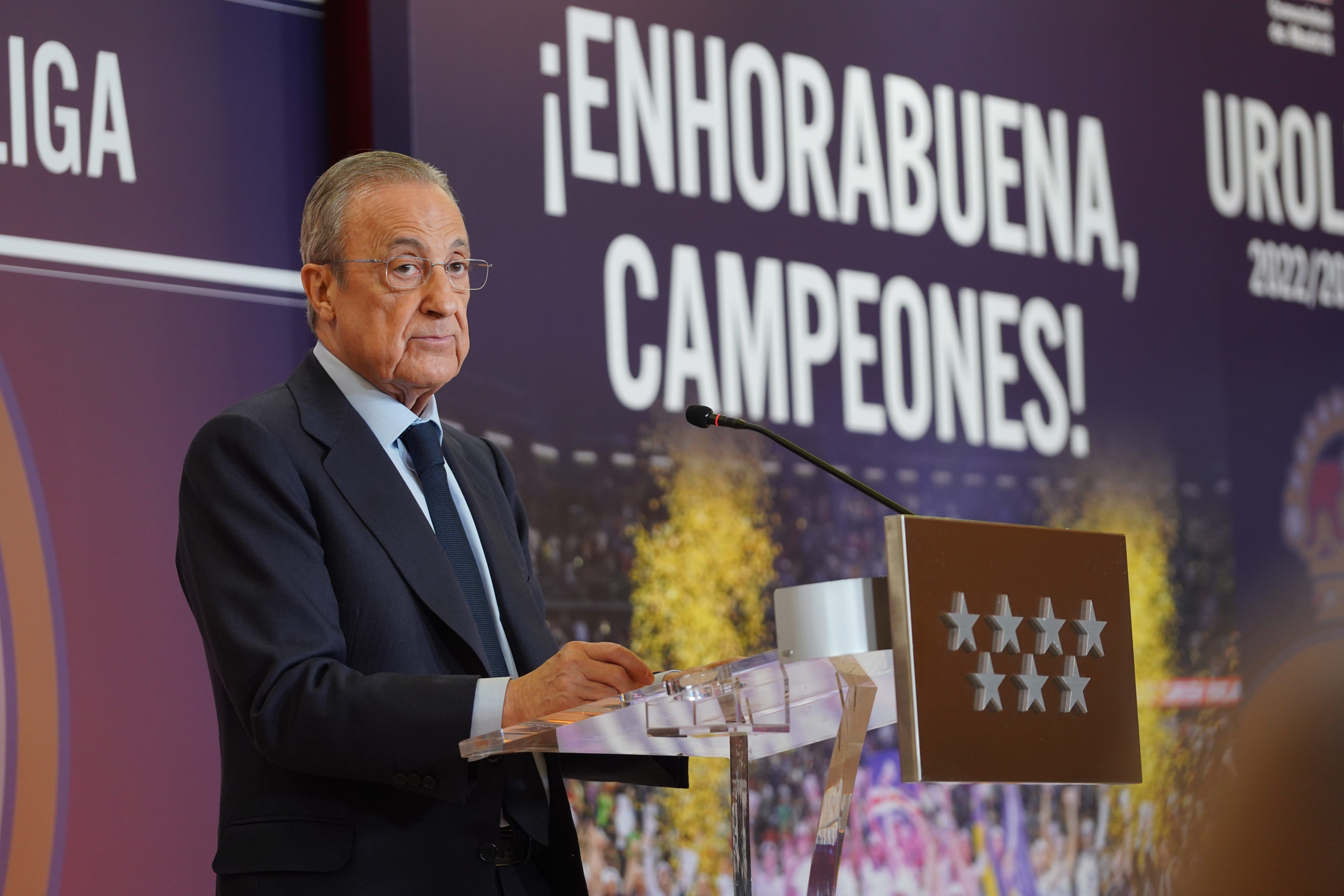  Florentino Pérez, presidente del Real Madrid, es uno de los promotores de la Superliga (Cordon Press)