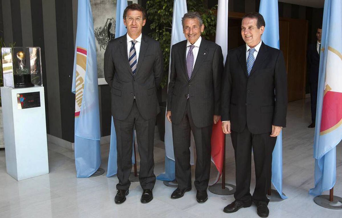  Núñez Feijóo, Carlos Mouriño y Abel Caballero.