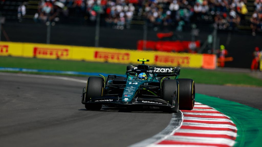  Fernando Alonso, en el GP de México.