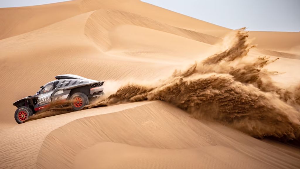  Carlos Sainz, durante el Dakar 2023.