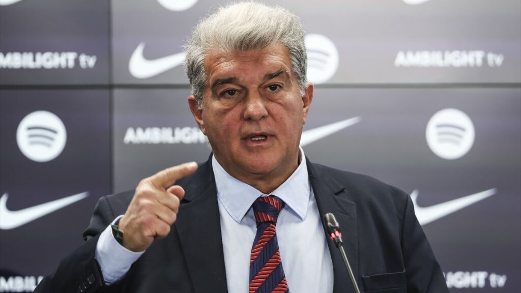  Joan Laporta, presidente del FC Barcelona
