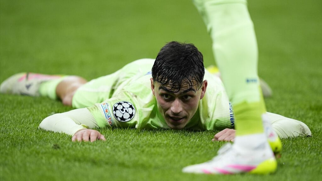  Pedri González, durante el Inter de Milán - FC Barcelona