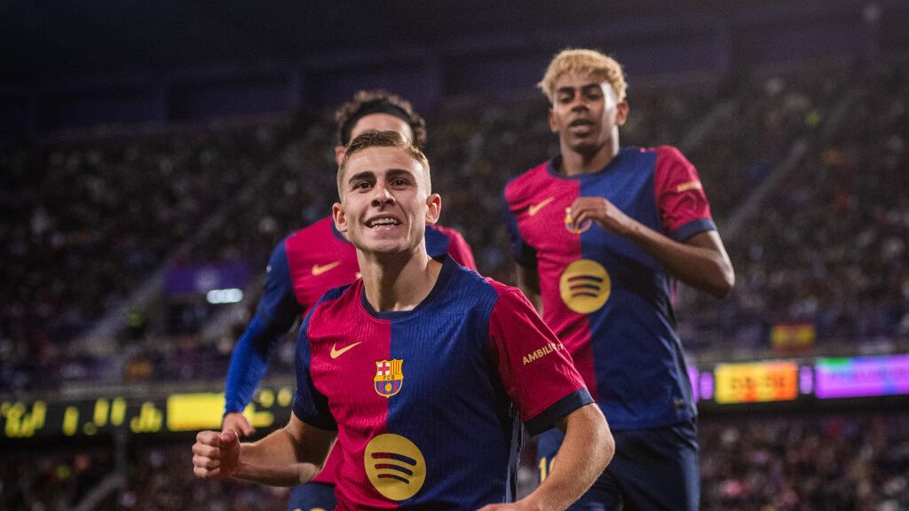  Fermín López dio la victoria al Barcelona ante el Real Valladolid (foto: FCB X)