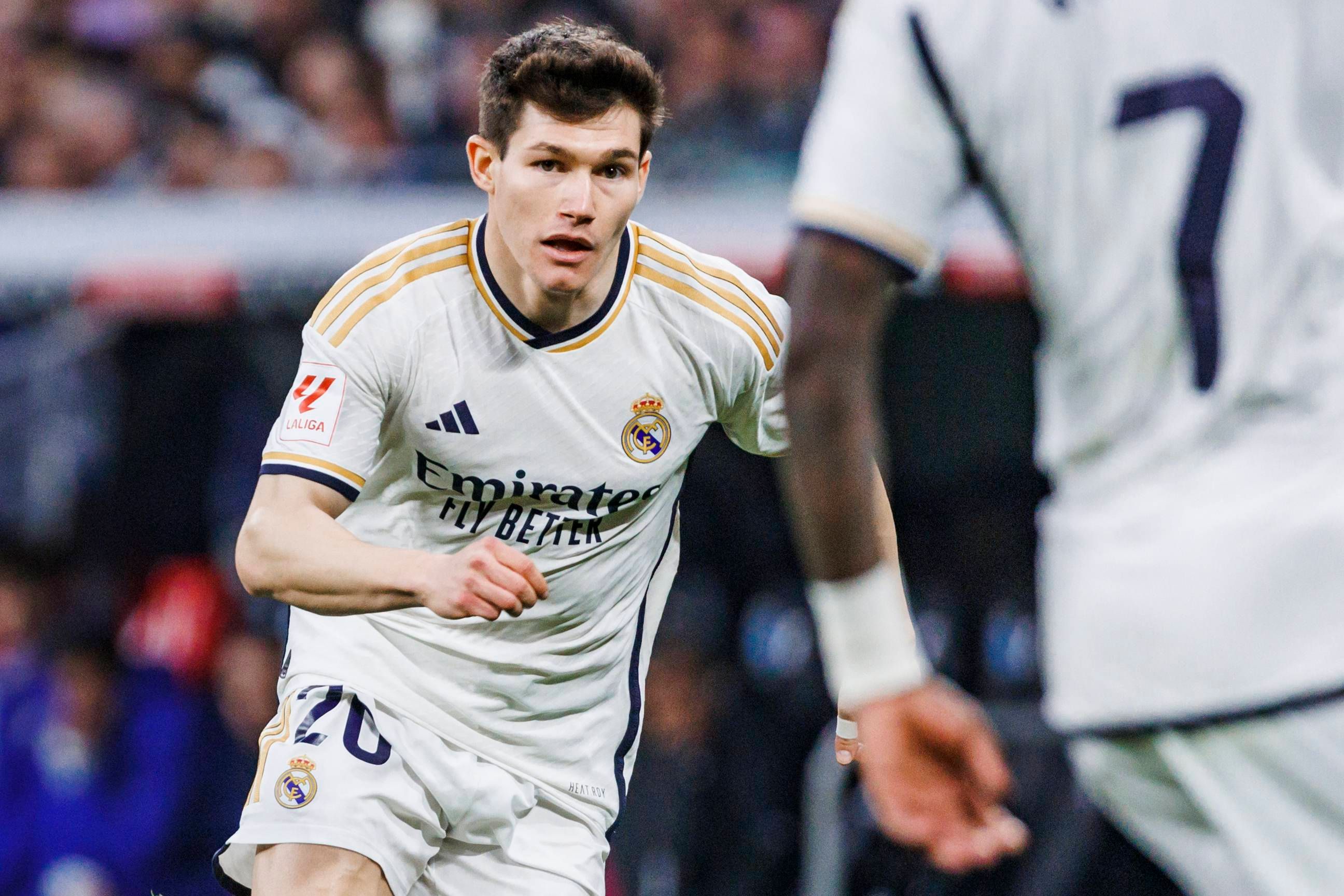  Fran García, en un partido del Real Madrid (FOTO: Cordón Press).