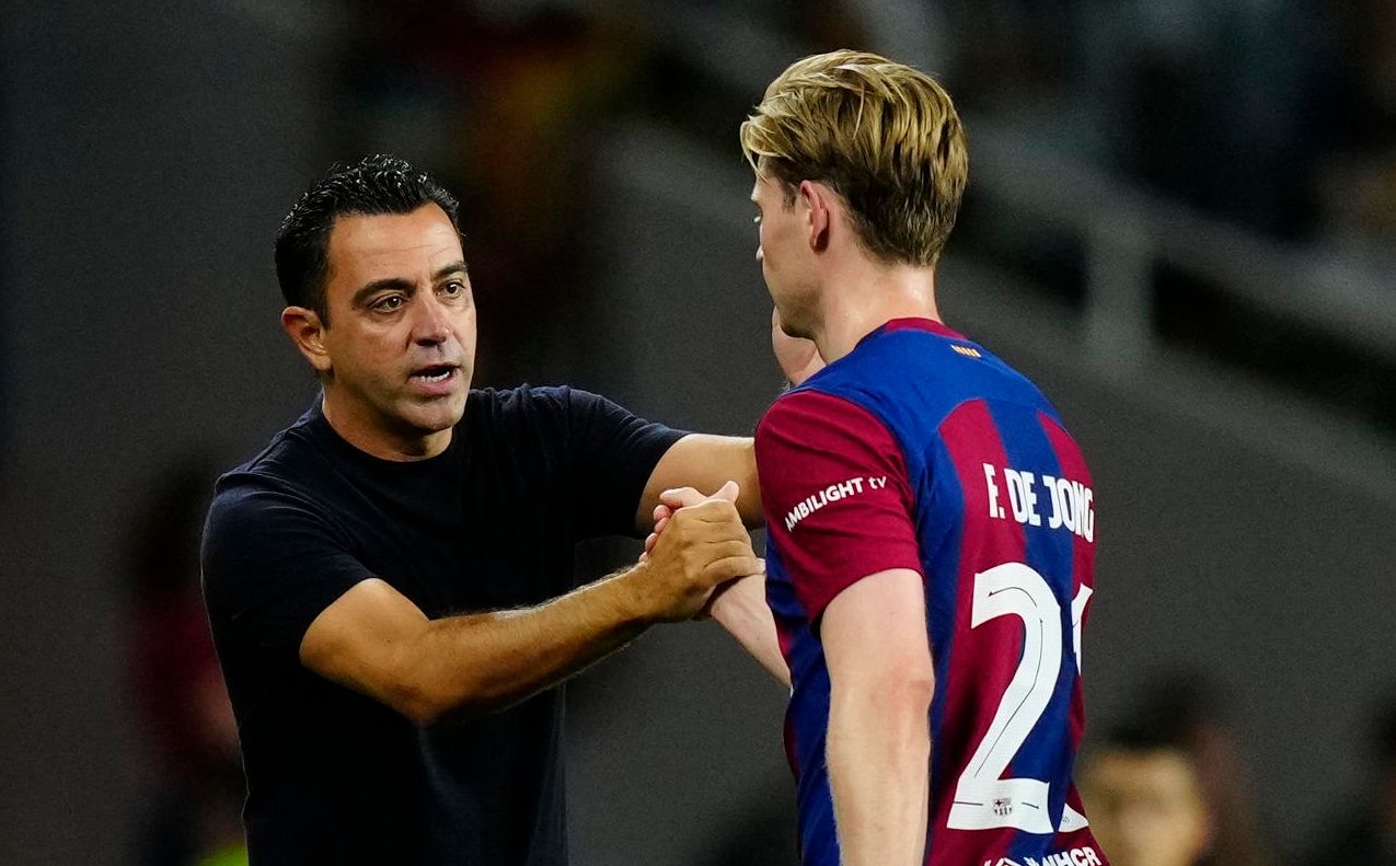  Frenkie de Jong sale sustituido en el Barcelona-Celta por lesión.