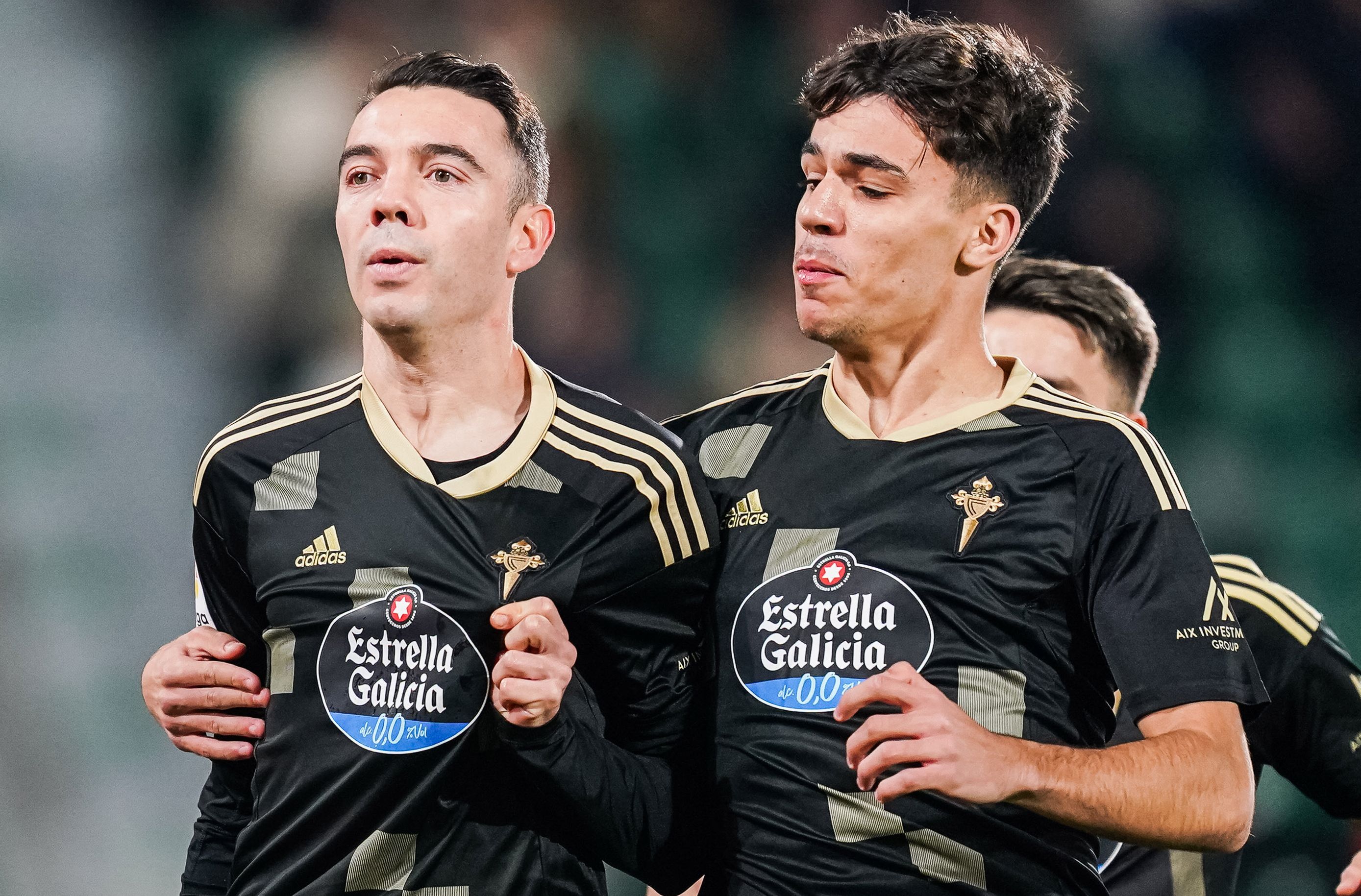  Iago Aspas y Gabri Veiga.