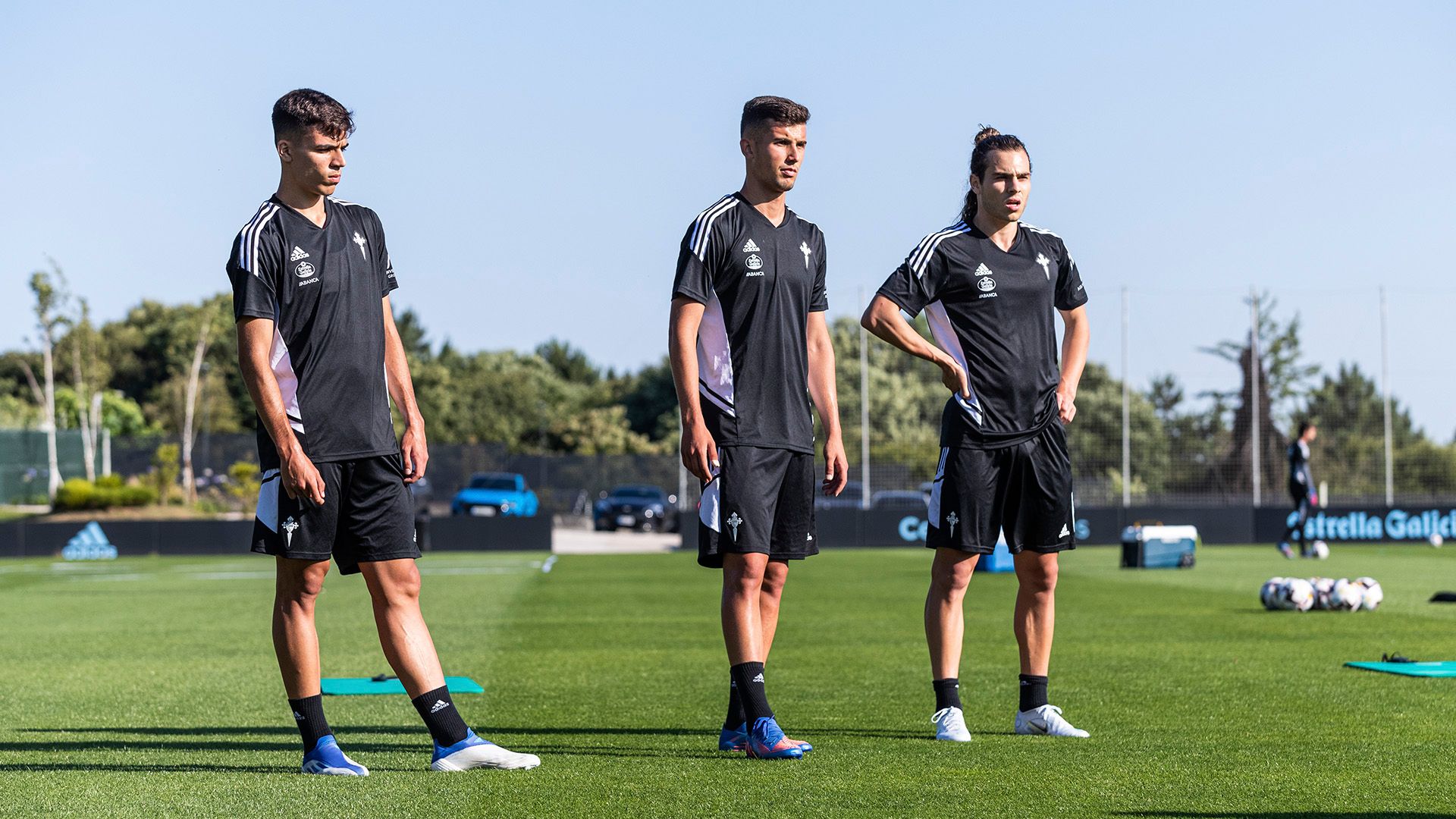 Gabri Veiga, Carlos Domínguez y Miguel Rodríguez.