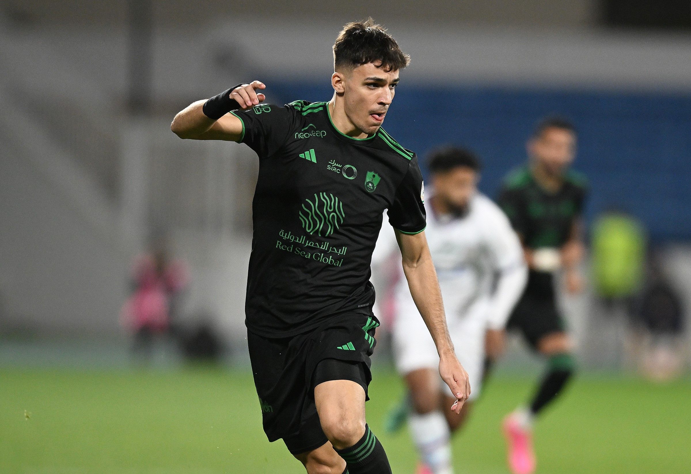  Gabri Veiga, durante un partido con el Al-Ahli.