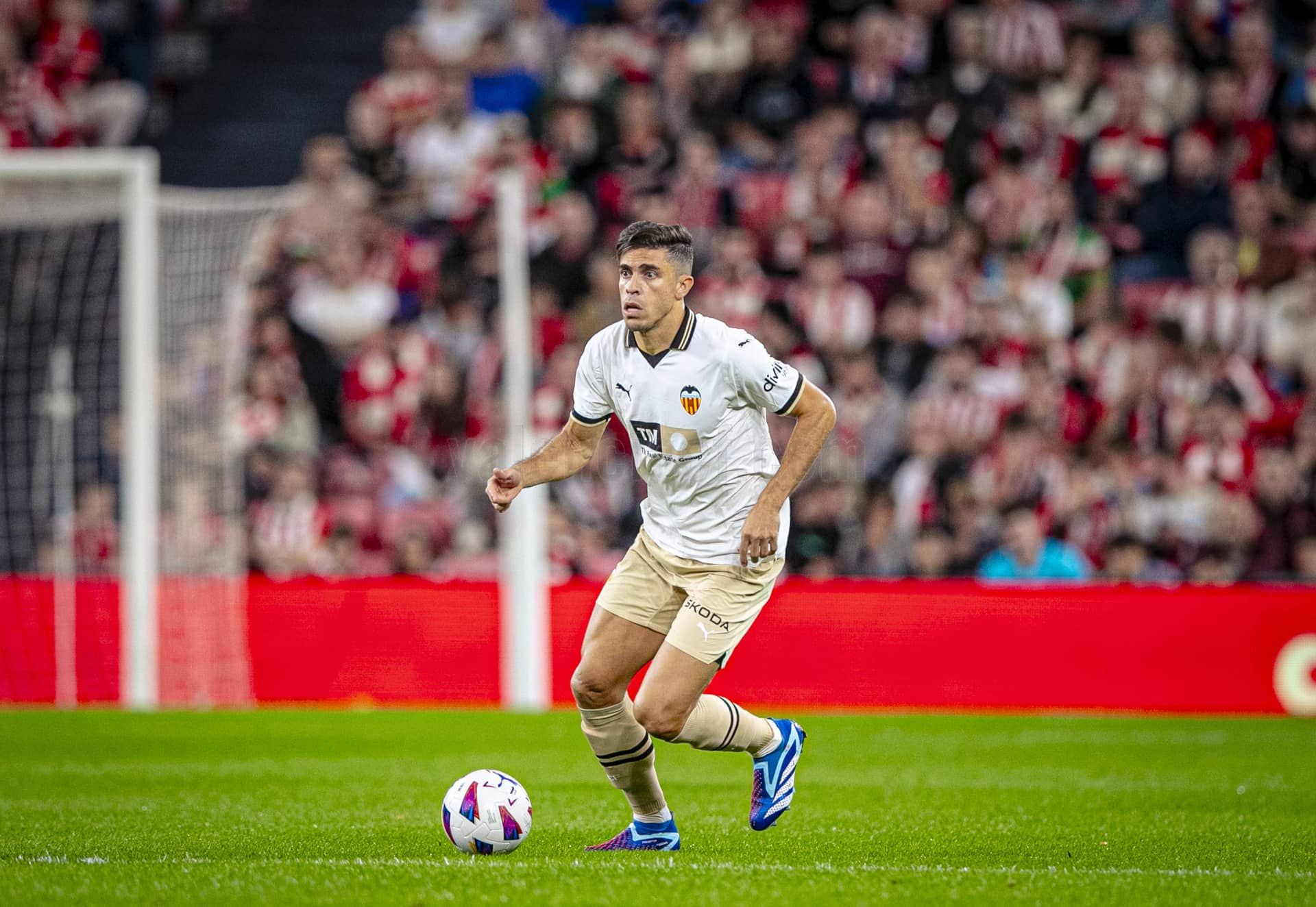 Gabriel Paulista, en el Athletic Club - Valencia CF.