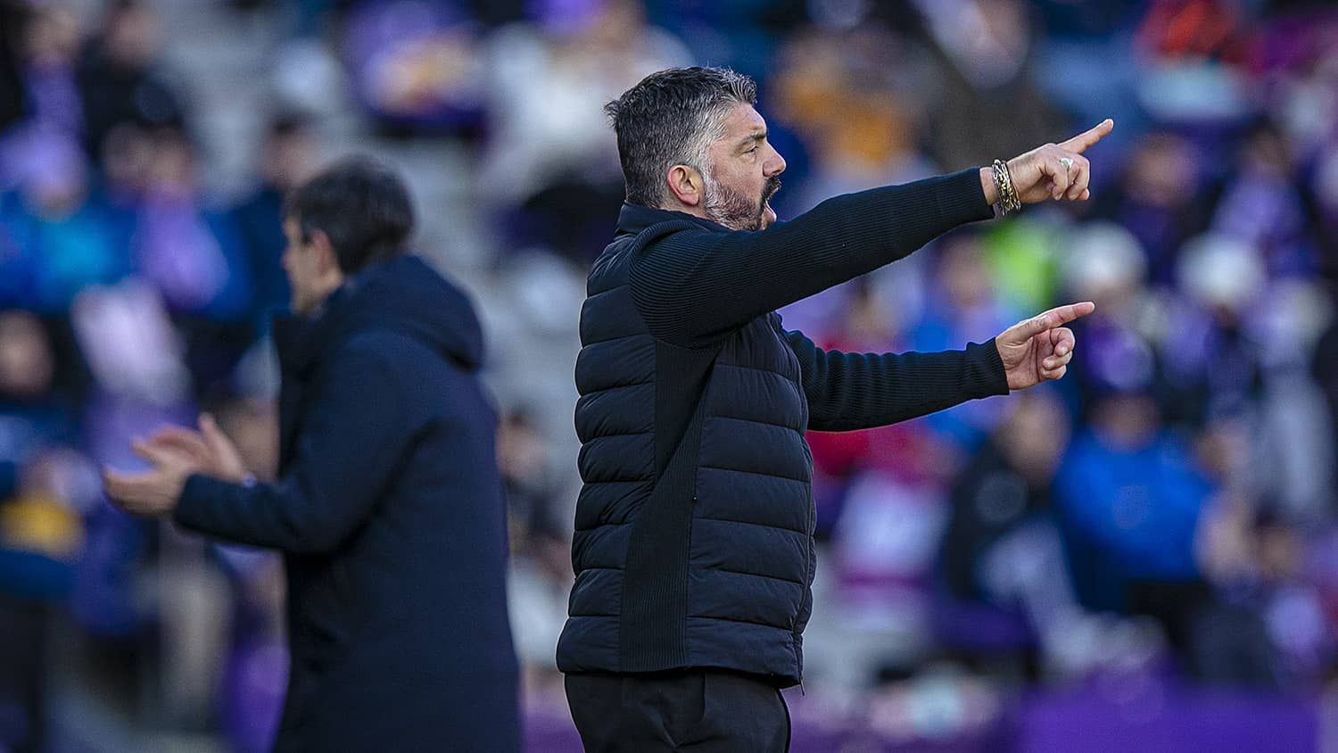 Gattuso, ante el Valladolid.