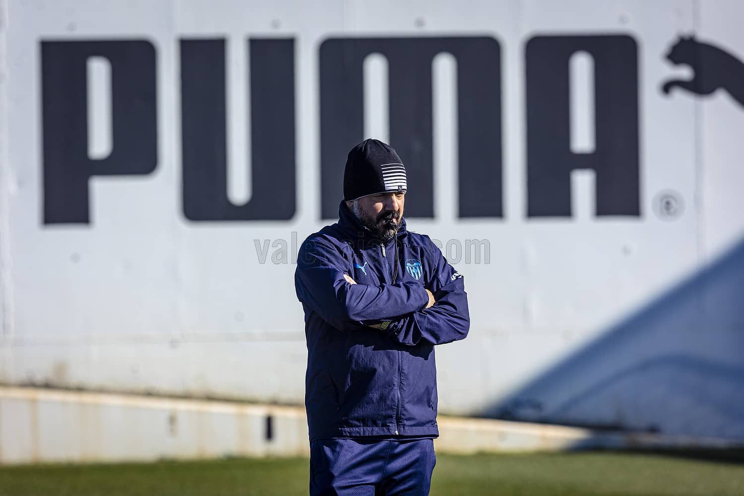 Gattuso en Paterna antes de hablar con Layhoon, Corona o Solís