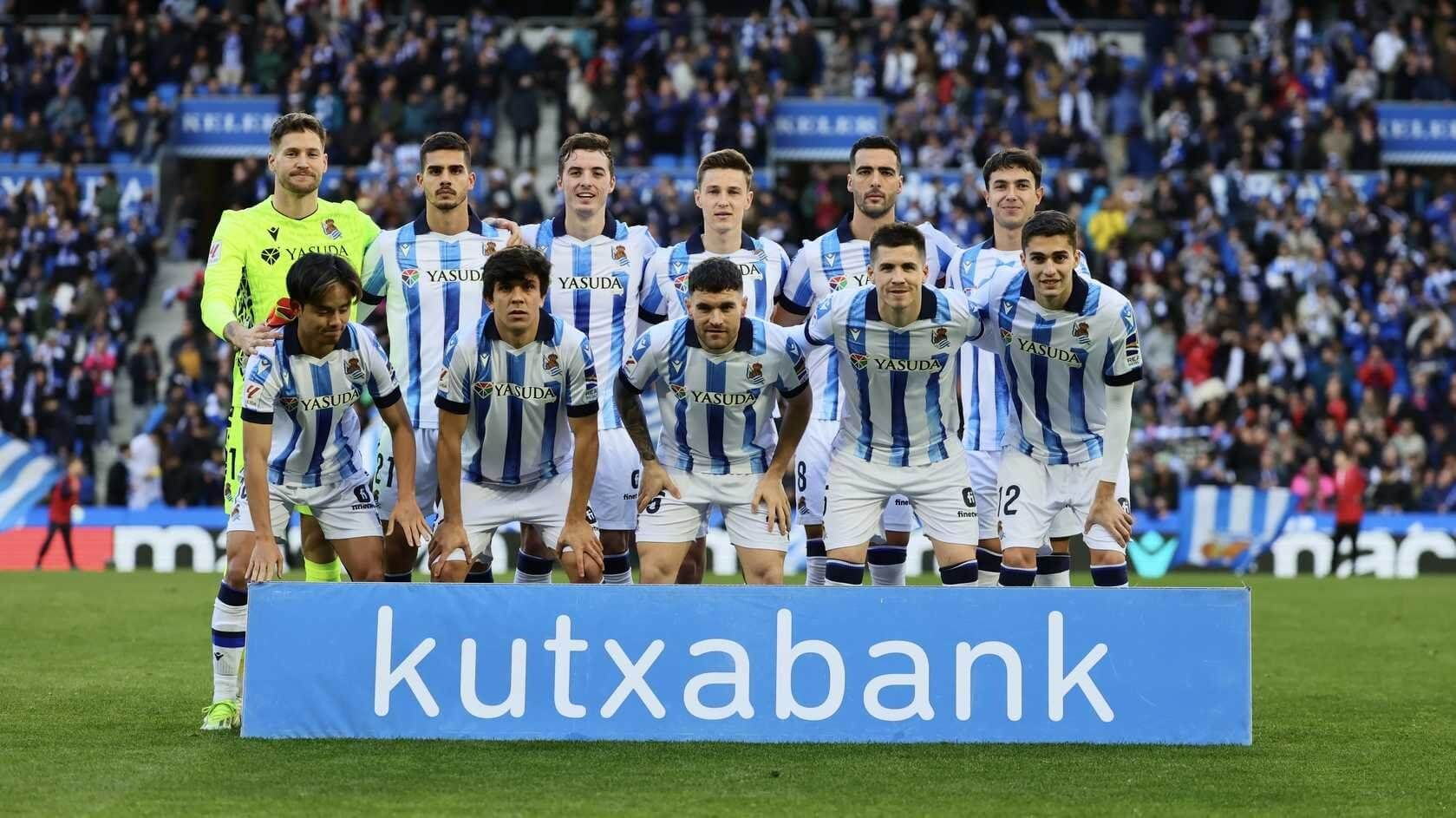  Once de la Real Sociedad ante Osasuna en la jornada 24 de LaLiga.