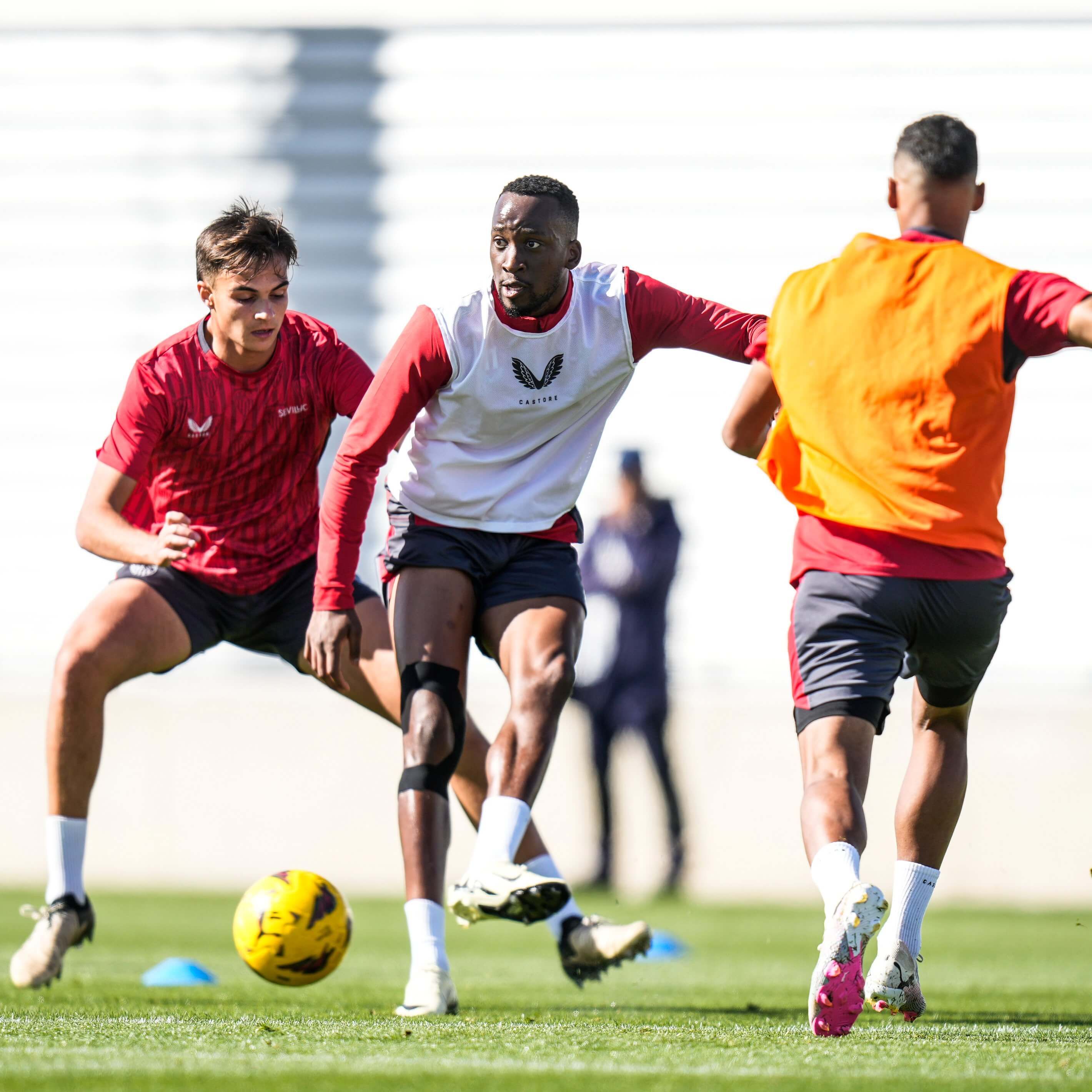  Lukebakio, en el entrenamiento de este domingo