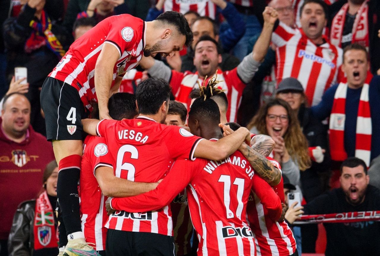  Gol de Guruzeta ante el Barcelona en Copa en San Mamés.