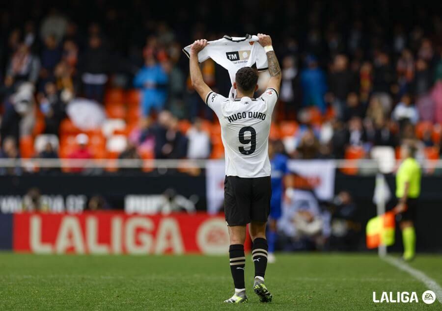 Gol de Hugo Duro al Getafe CF y dedicatoria a Diakhaby (Foto:LALIGA).