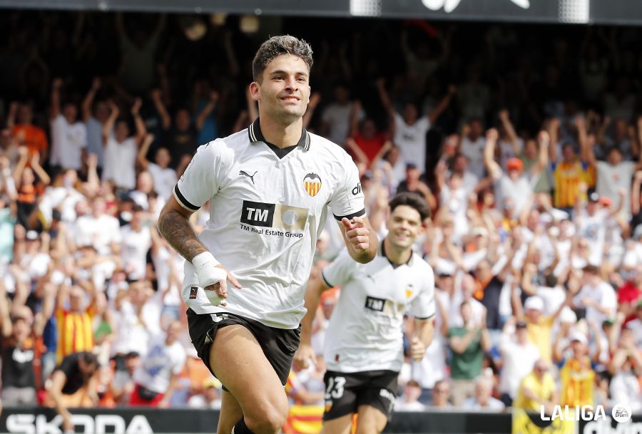  Gol de Hugo Duro en el Valencia-Atlético de Madrid