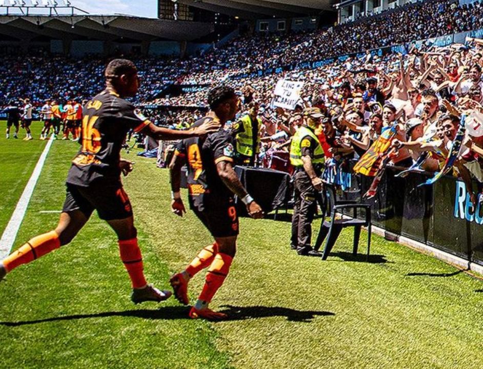  Gol de Kluivert ante el Celta