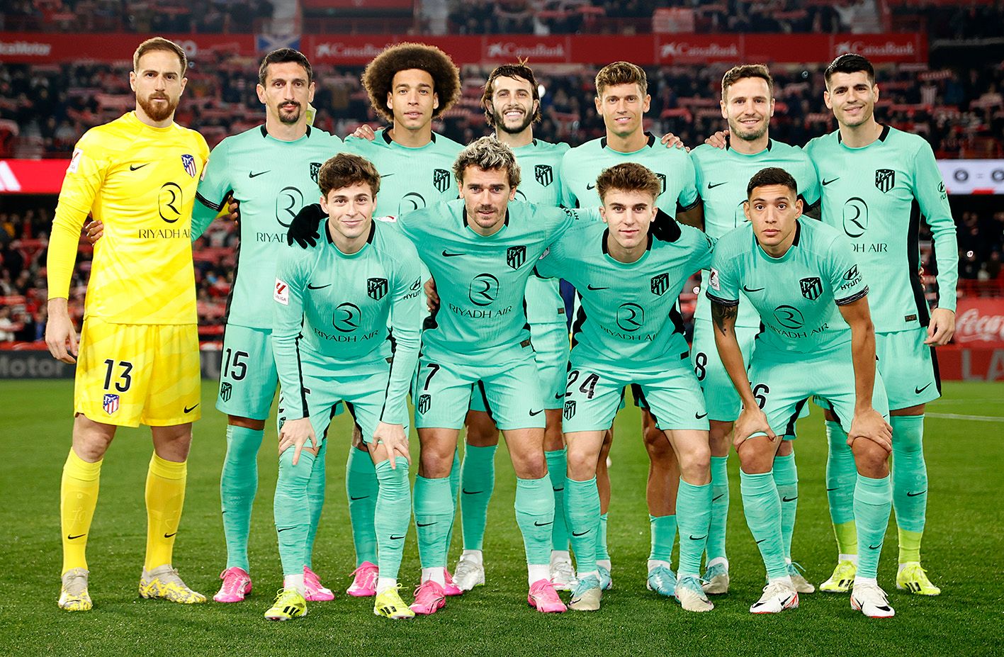 Once de Simeone en el Granada-Atlético (Foto: ATM).