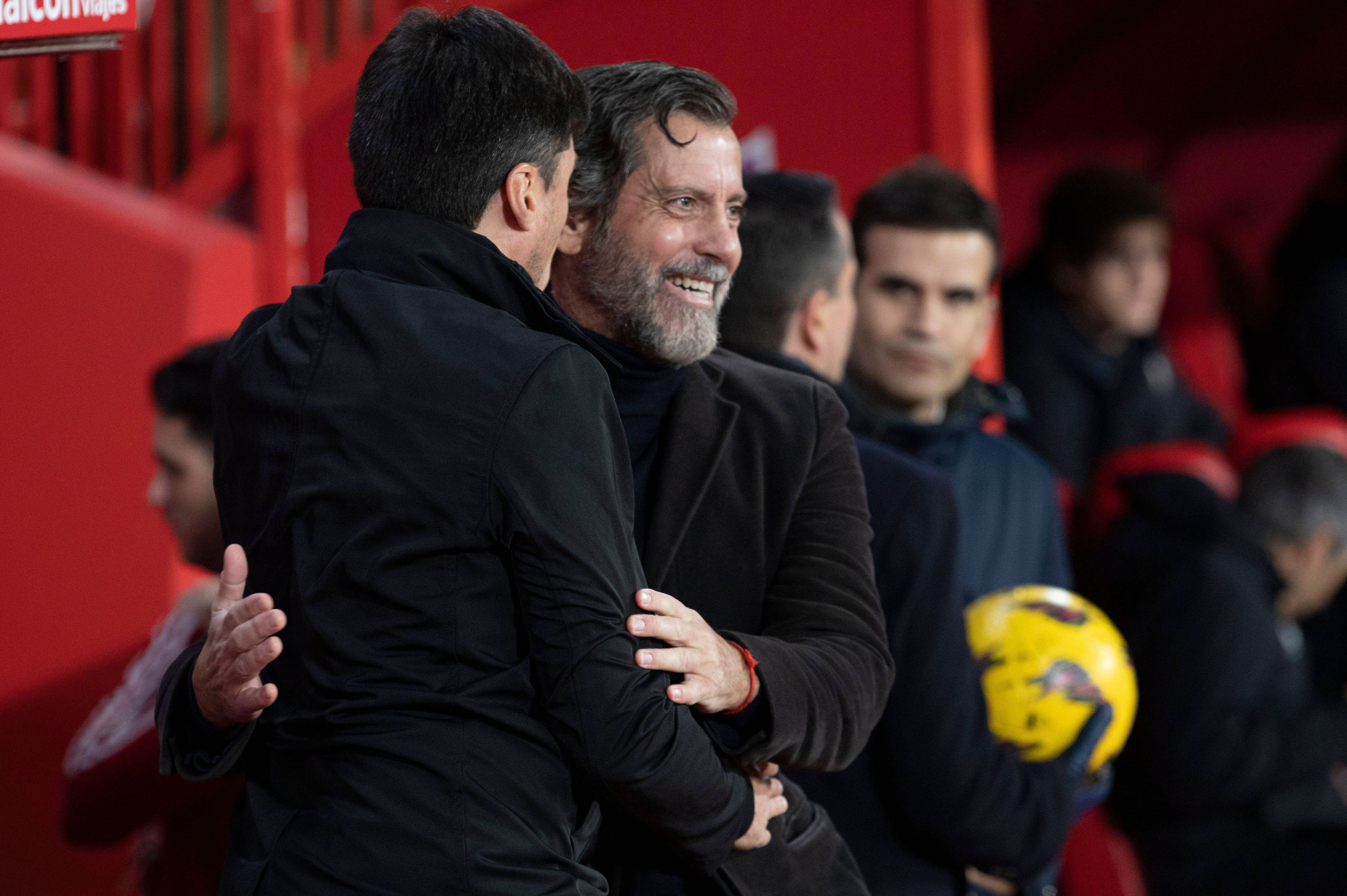 Quique Sánchez Flores, en su debut con el Sevilla en Granada.