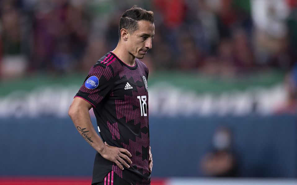 Guardado, jugando con la seleción de México.