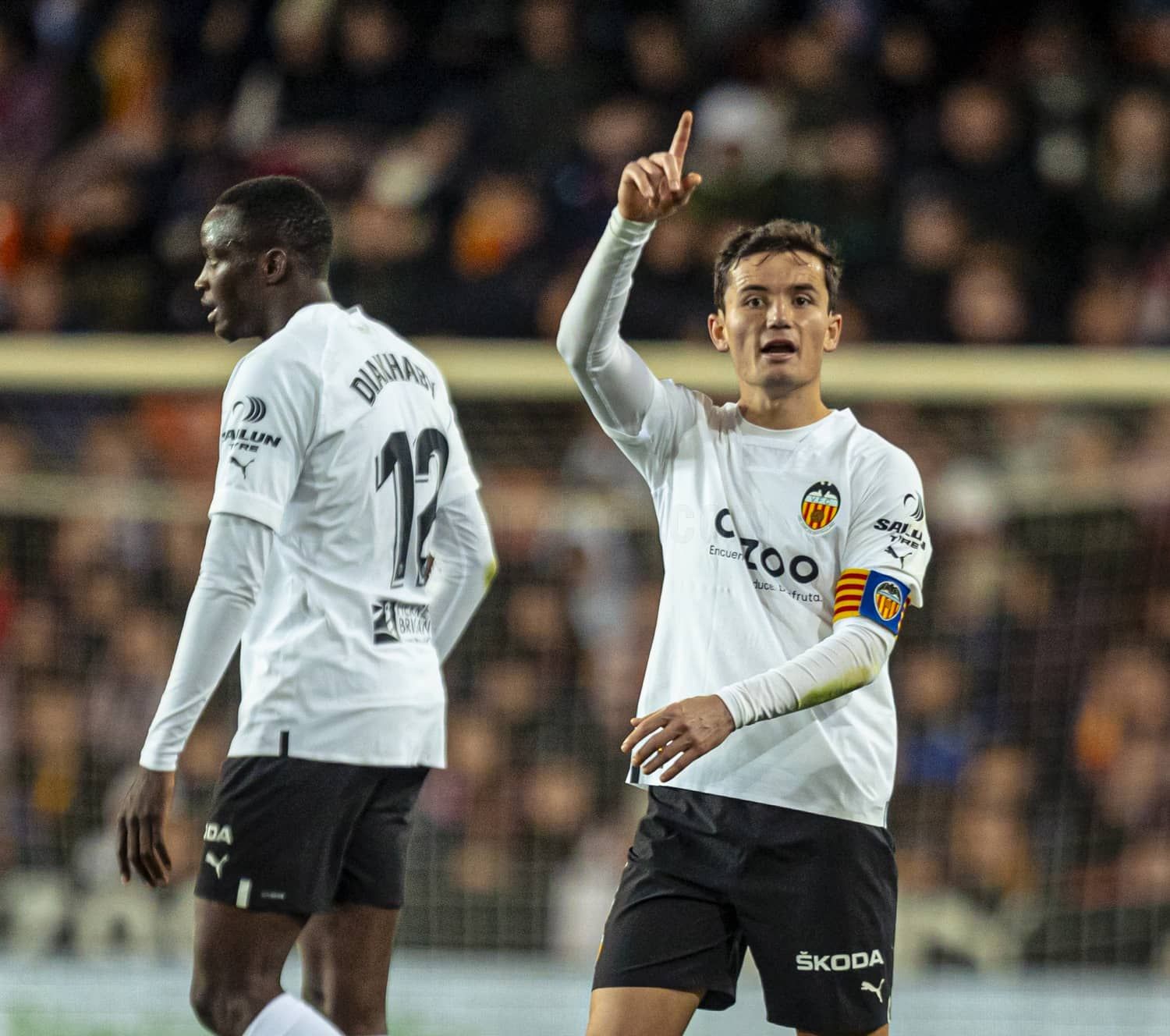  Guillamón, capitán del Valencia CF