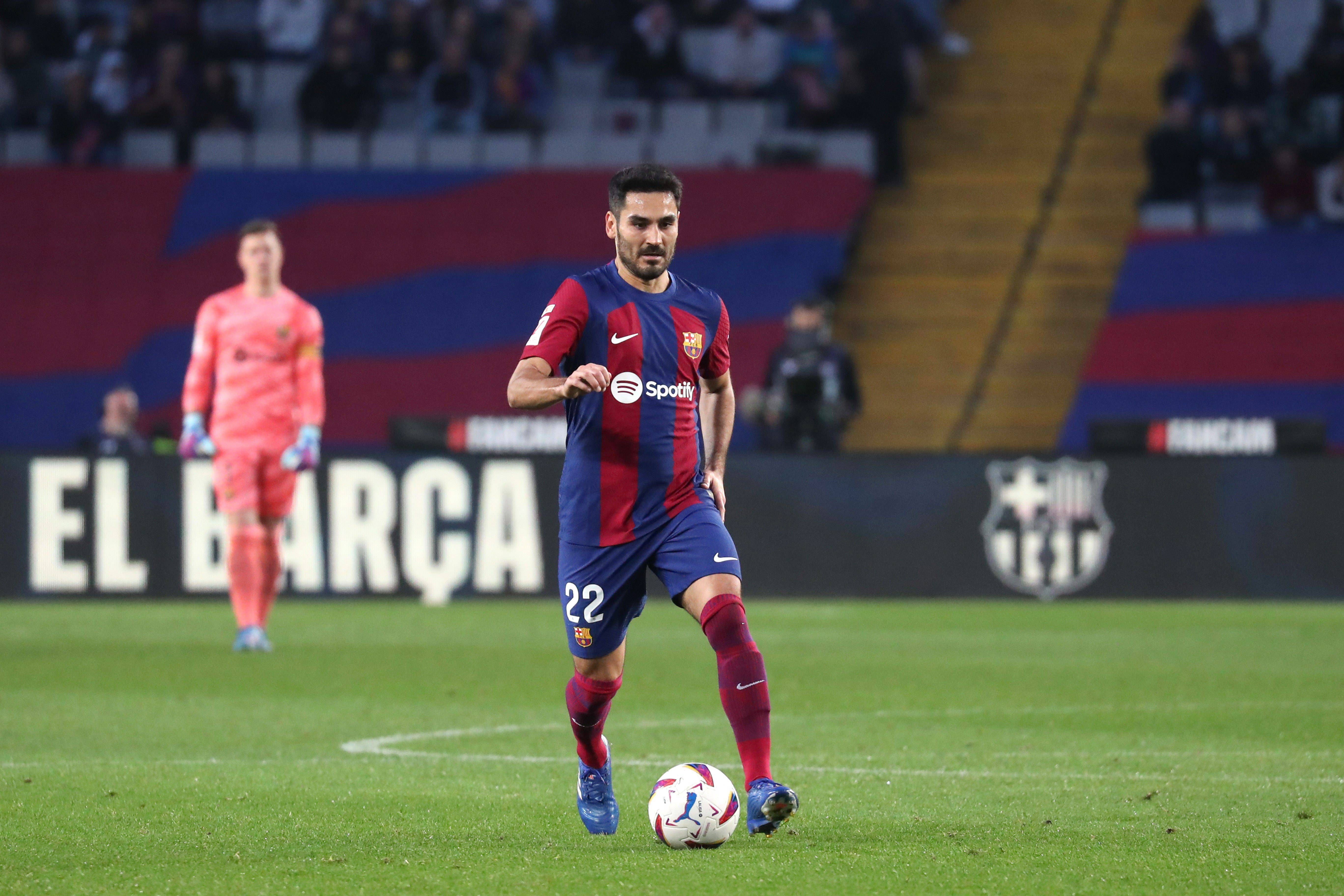 Gündogan, en un partido del Barcelona (FOTO: Cordón Press).