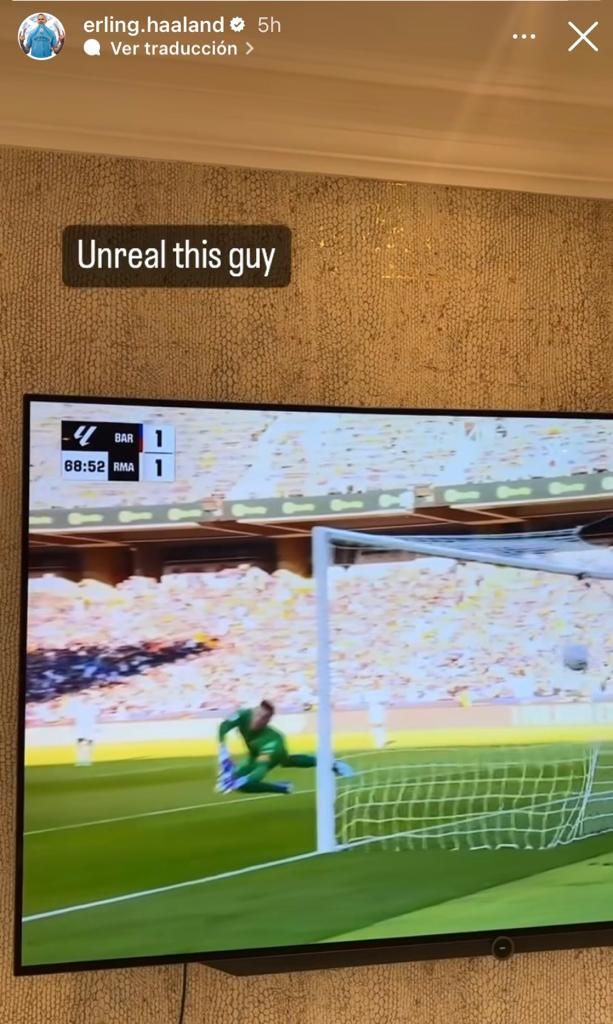 El mensaje de Haaland a Bellingham tras el clásico.