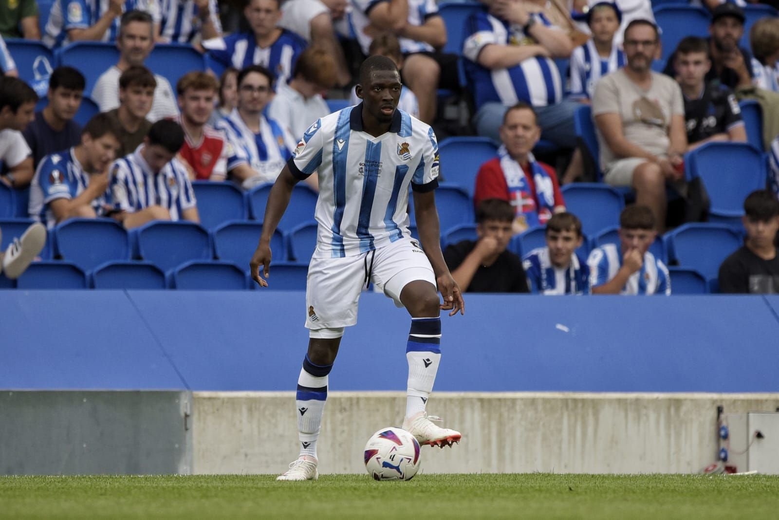 Hamari Traoré, en su debut con la Real Sociedad (Foto: Giovanni Batista).