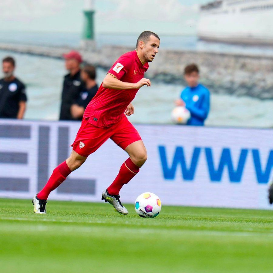  Idrissi, en un amistoso con el Sevilla FC la pasada temporada.