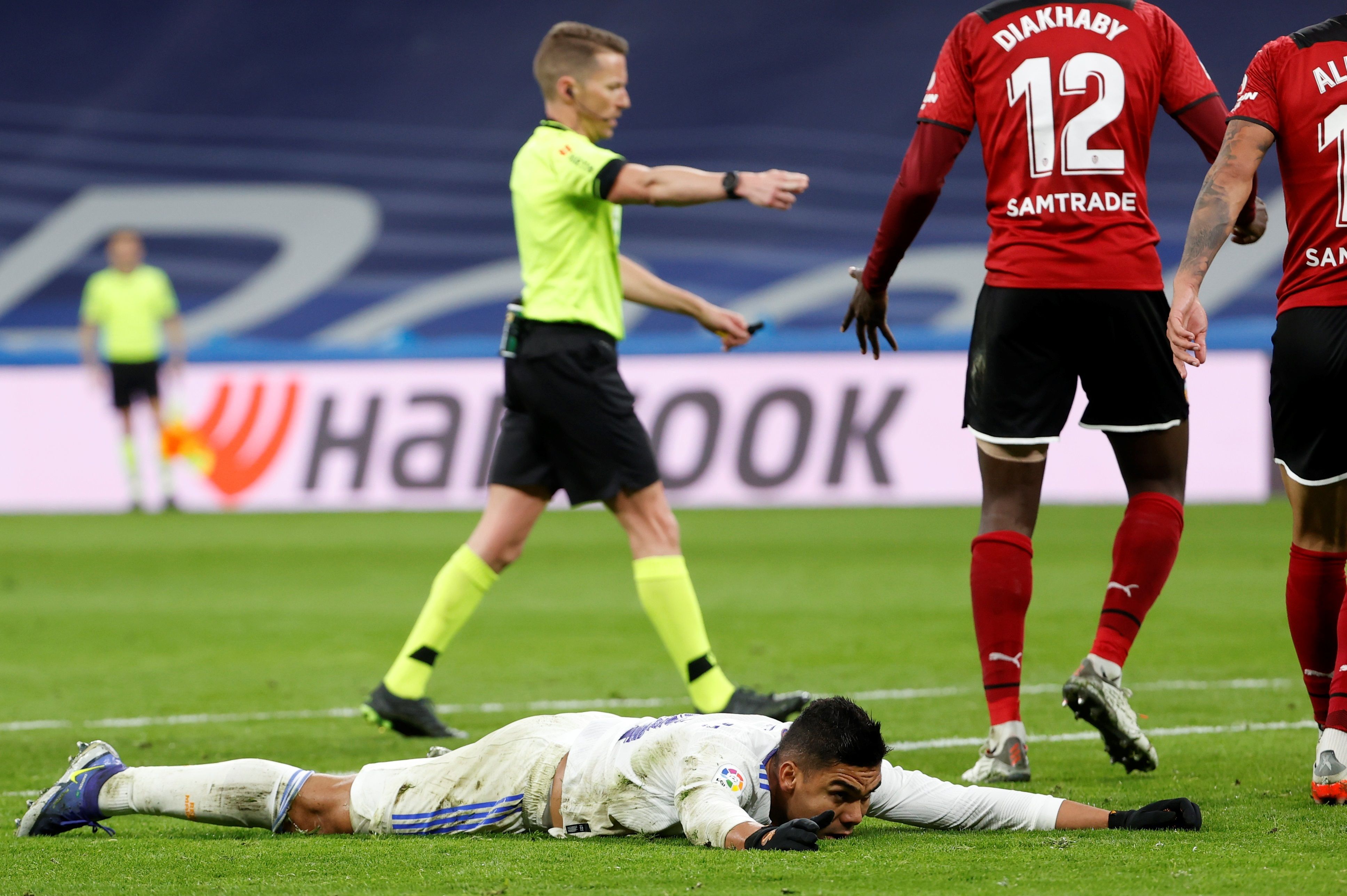 Hernández Hernández en el Real Madrid Valencia