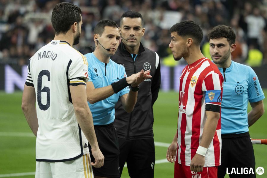  Hernández Maeso, en el Real Madrid-Almería.