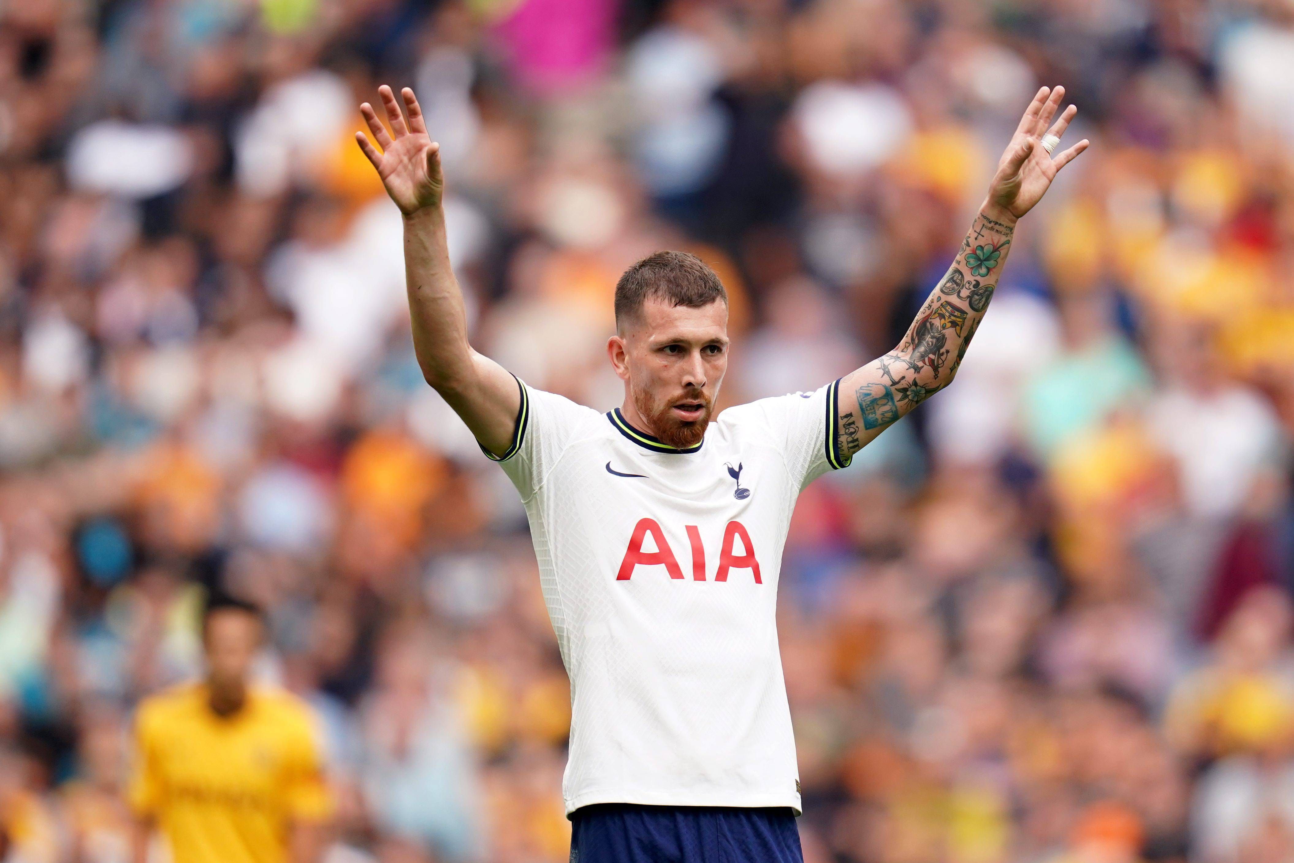  Hojbjerg, en un partido con el Tottenham (FOTO: Cordón Press).