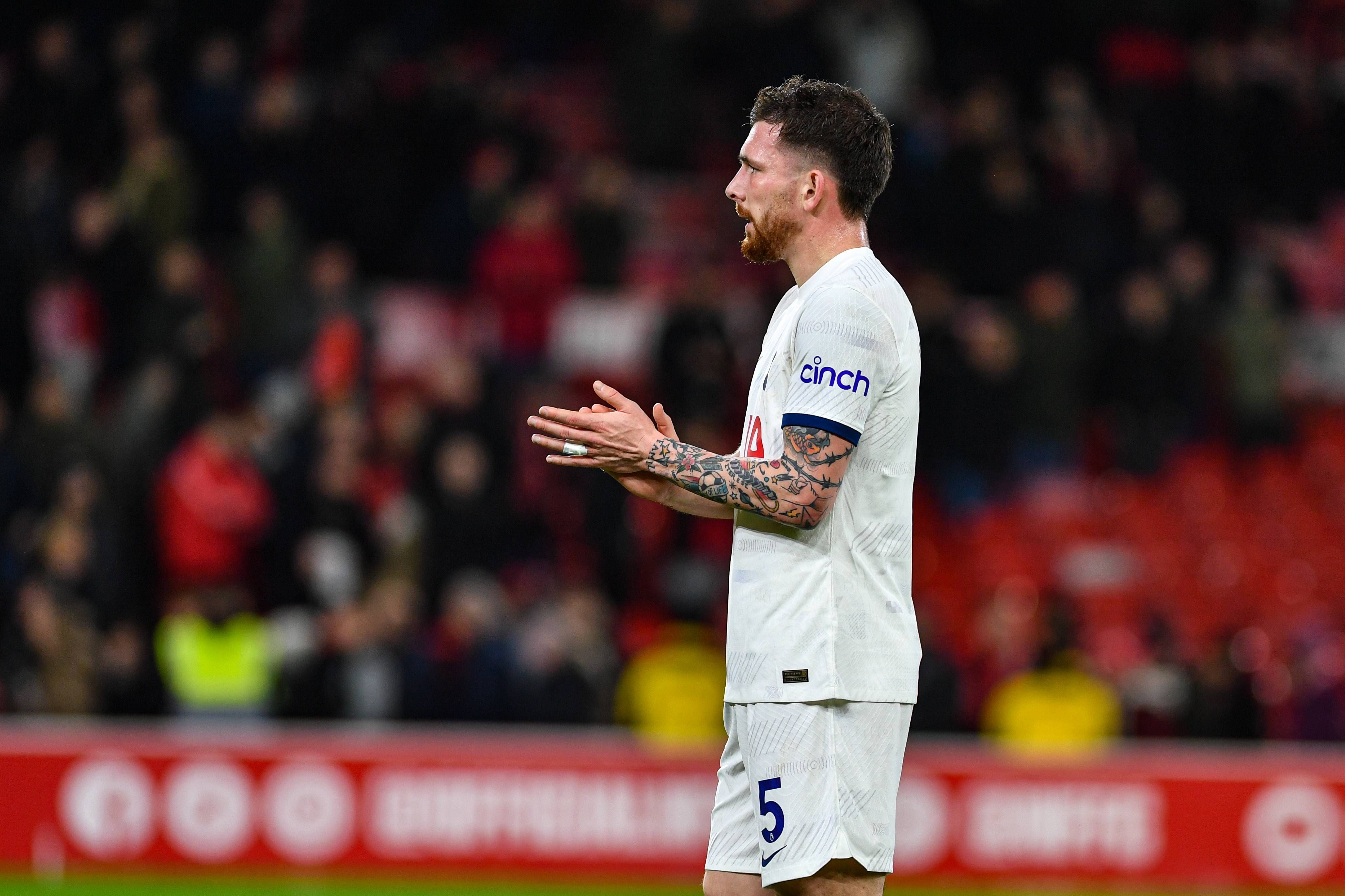  Hojbjerg, en la órbita del Atlético de Madrid, en un partido del Tottenham (FOTO: Cordón Press).