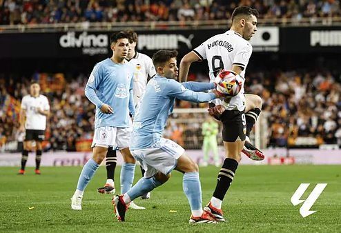 Hugp Duro, ante el Celta (Foto: LALIGA).