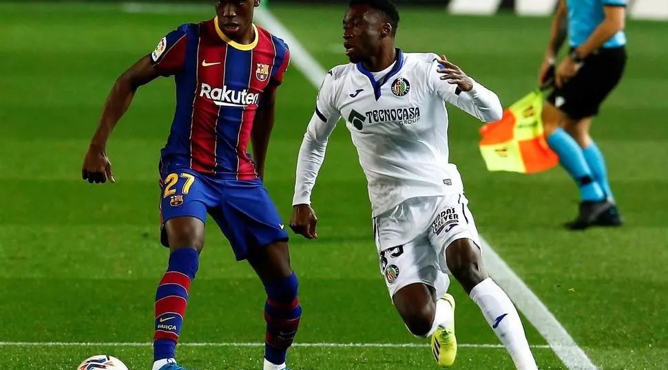 Ilaix Moriba, fue un fichaje del Getafe en este mercado..