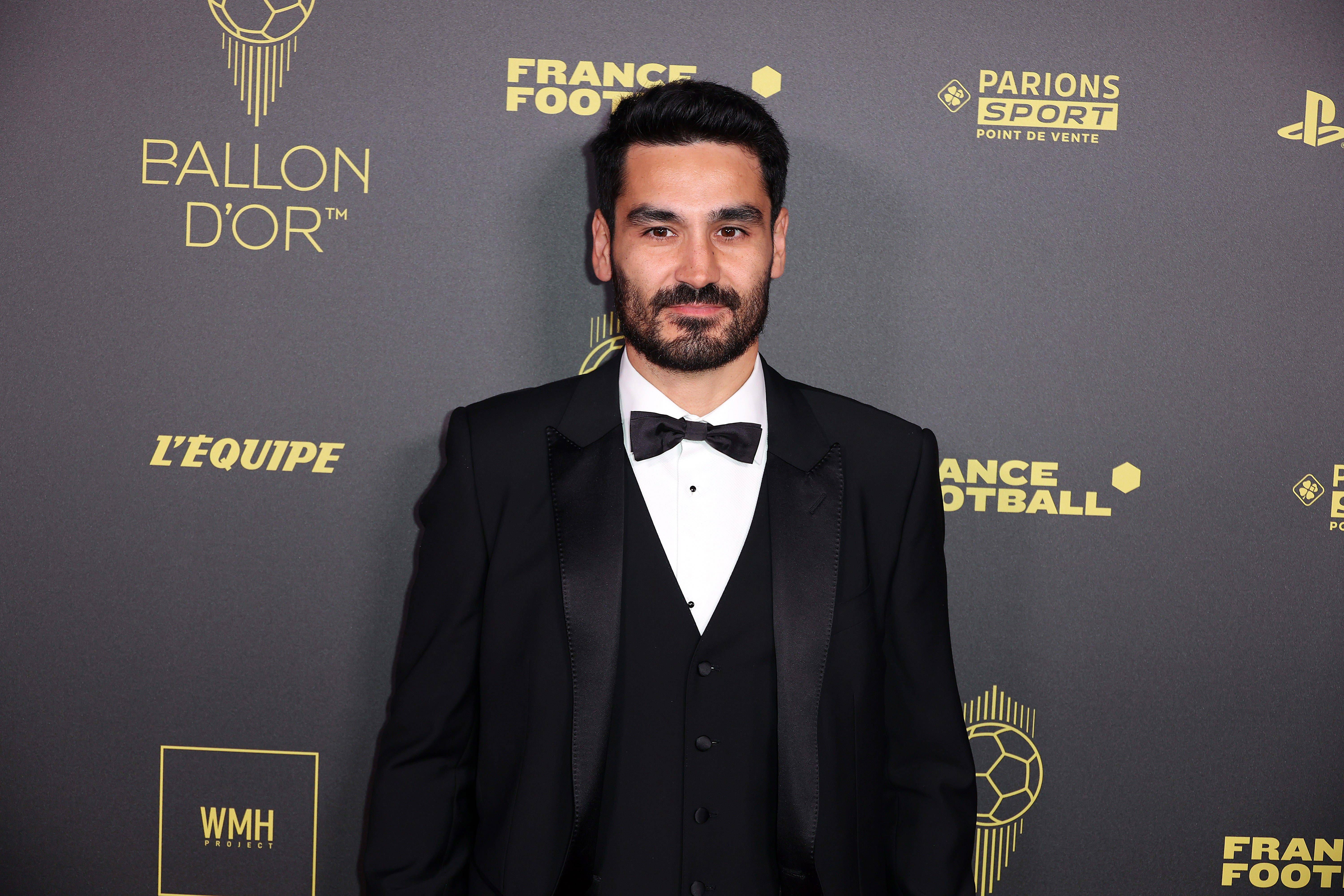  Ilkay Gündogan, en la gala del Balón de Oro (FOTO: Cordón Press).