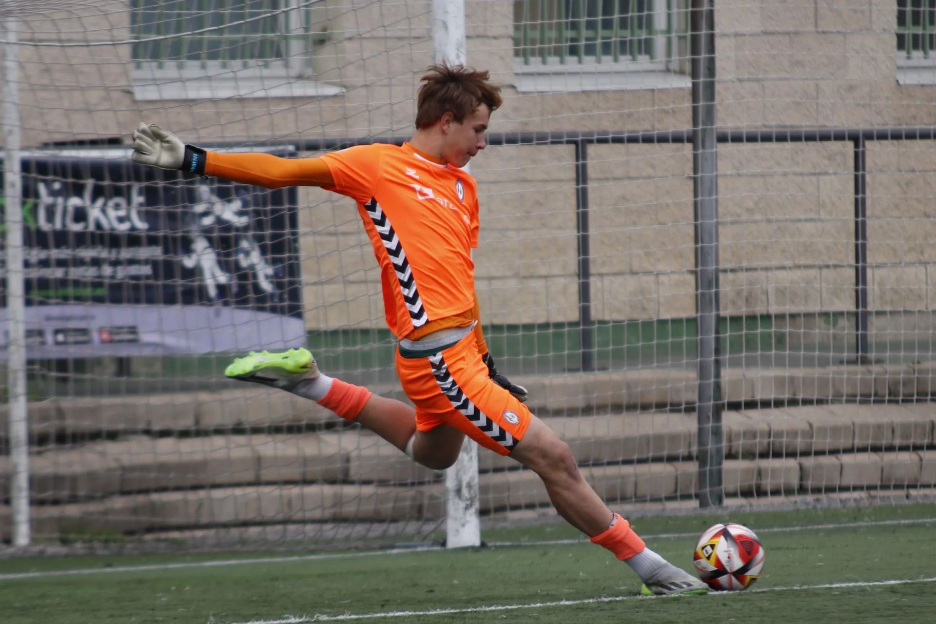 Illia Voloshyn, en un partido con el Rayo Majadahonda.