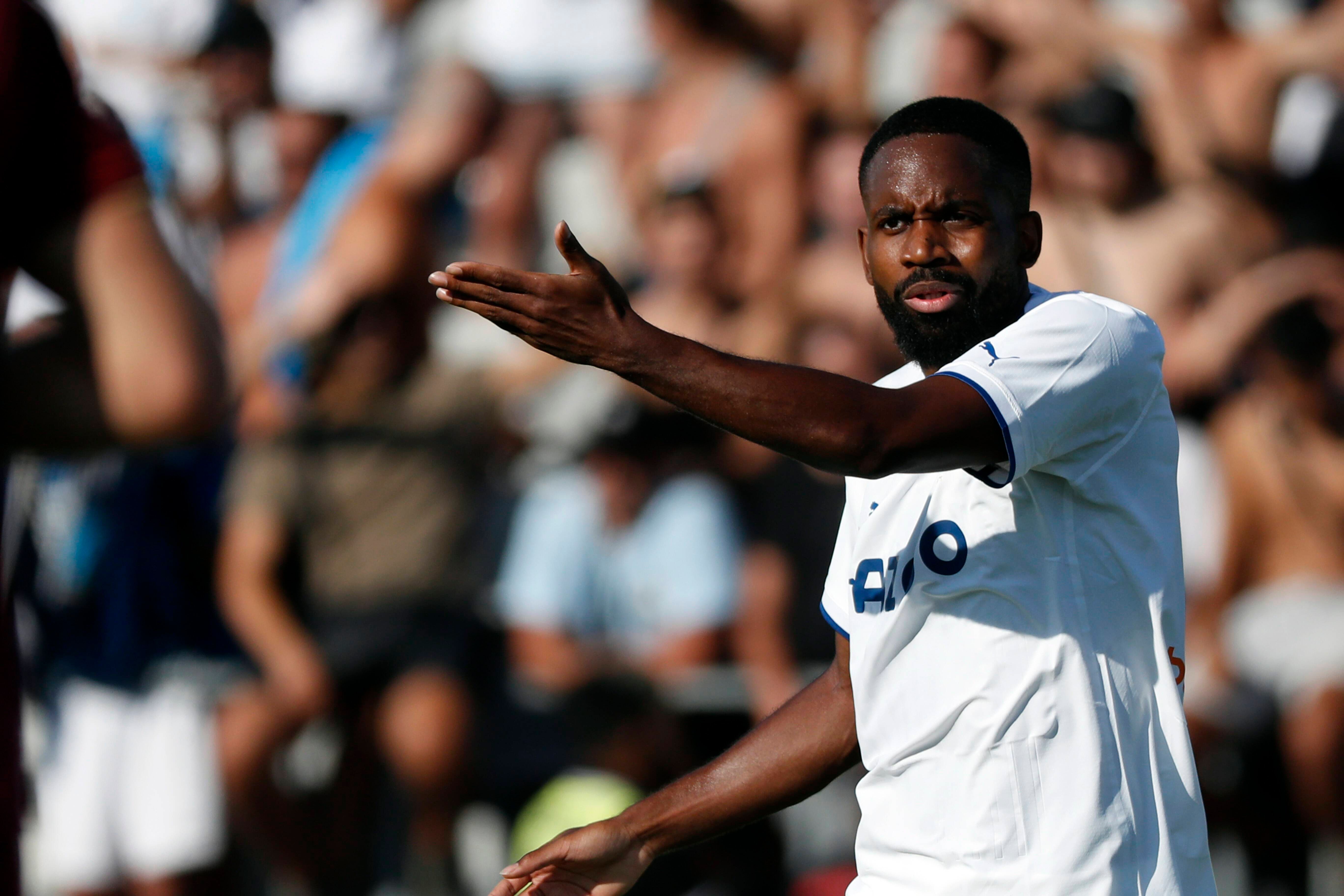 Bakambu, en su etapa en el Olympique de Marsella.