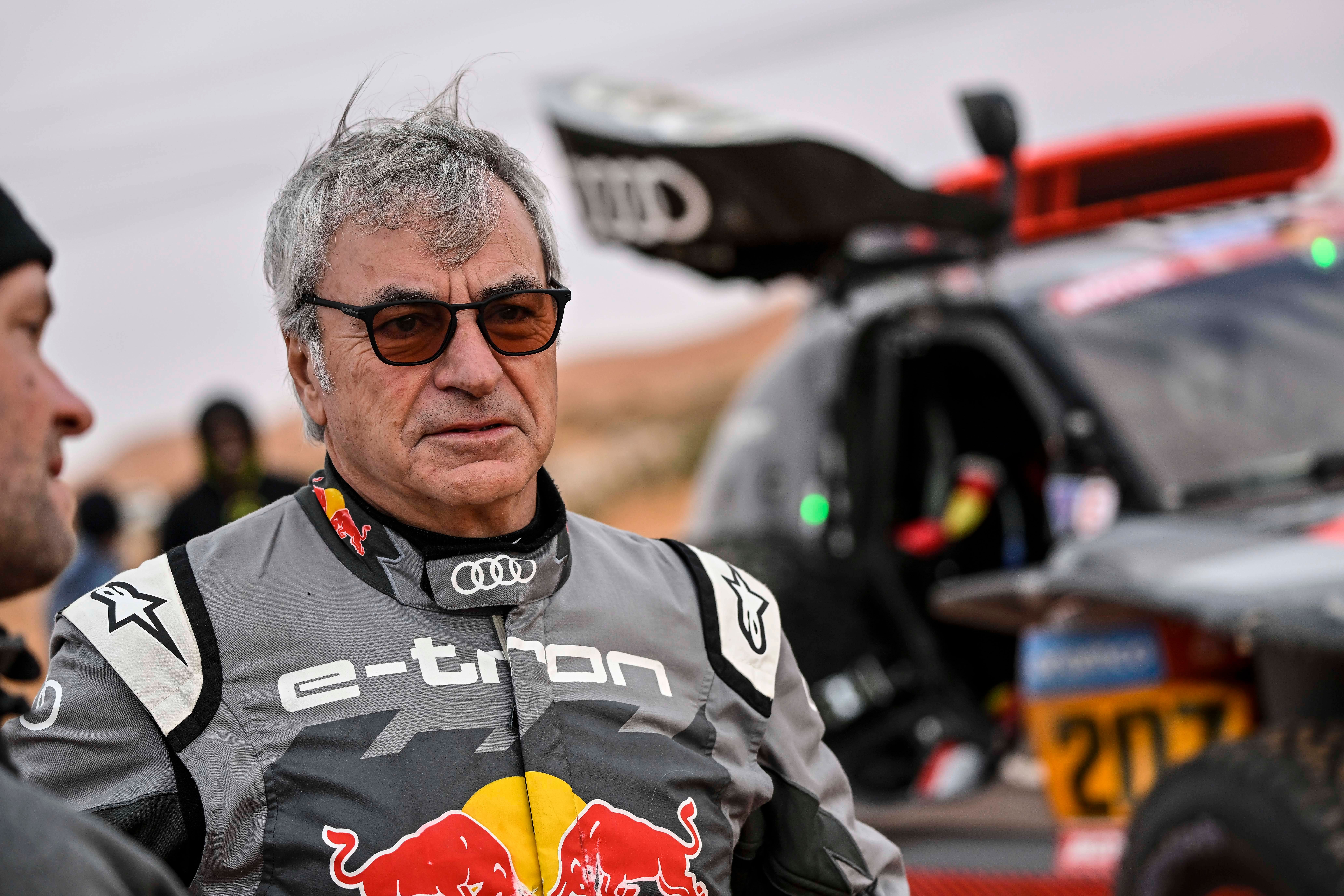 Carlos Sainz, en el Dakar 2023.