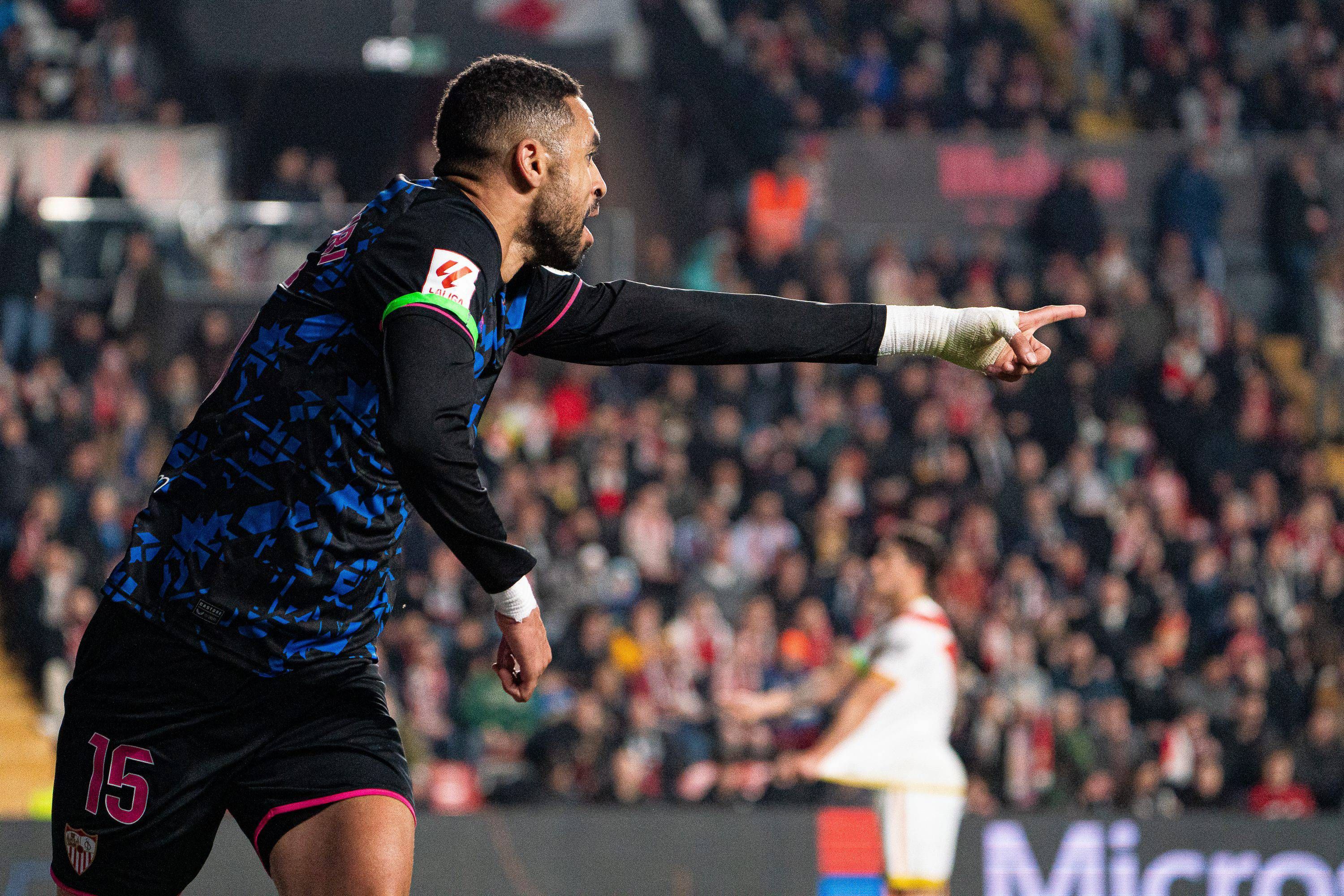  Celebración del gol de En-Nesyri ante el Rayo.