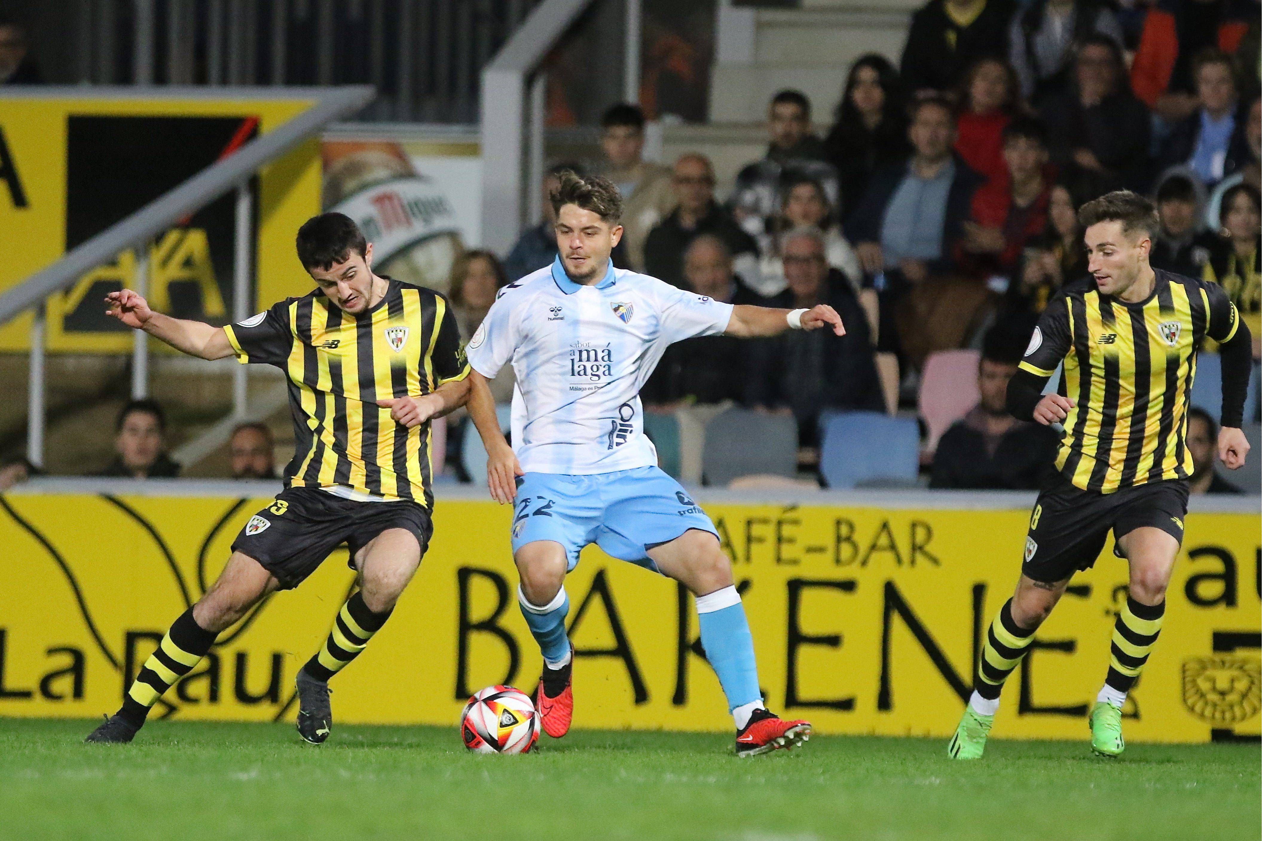  Lance del Barakaldo - Mälaga de Copa del Rey.