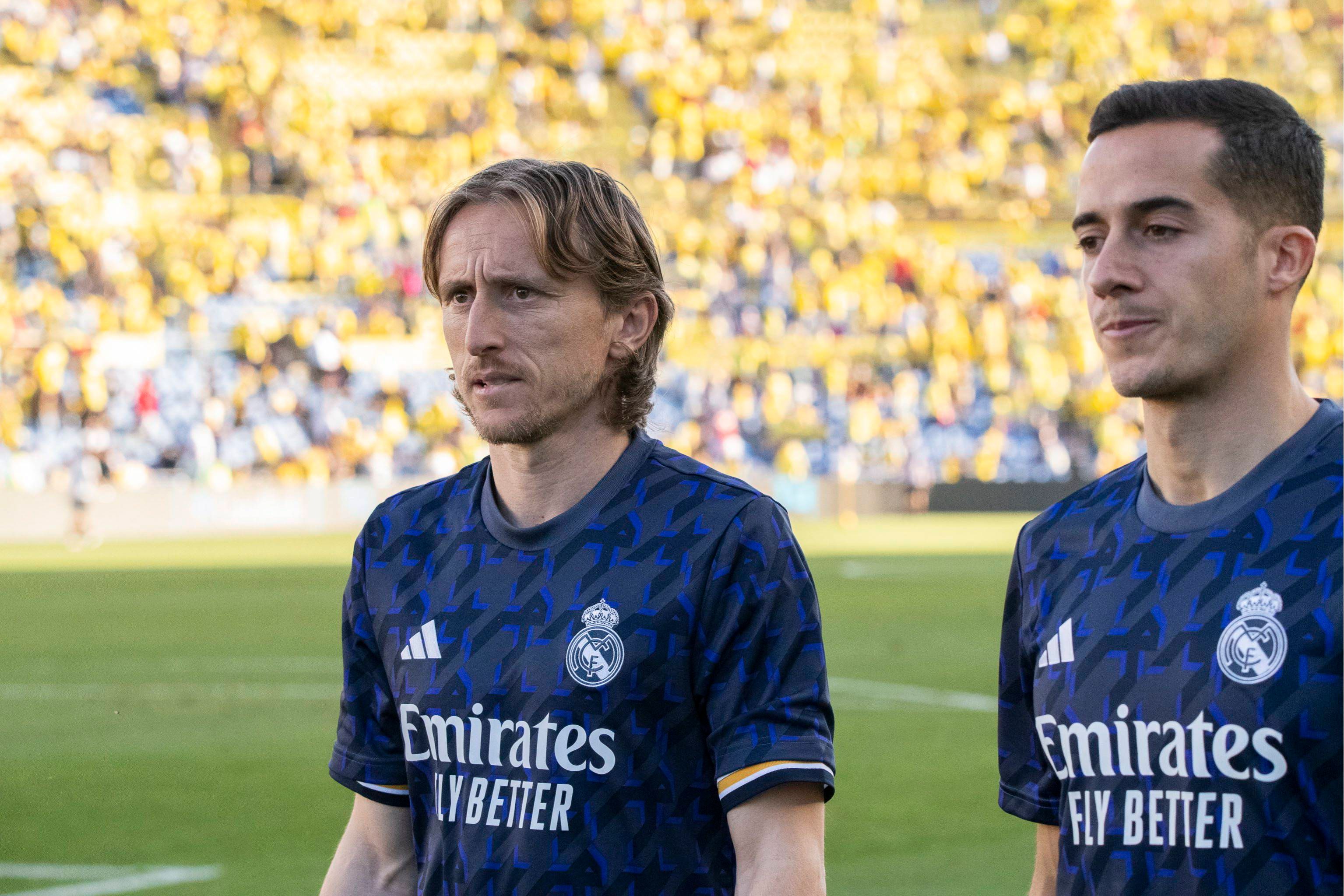  Luka Modric, durante el Las Palmas-Real Madrid..