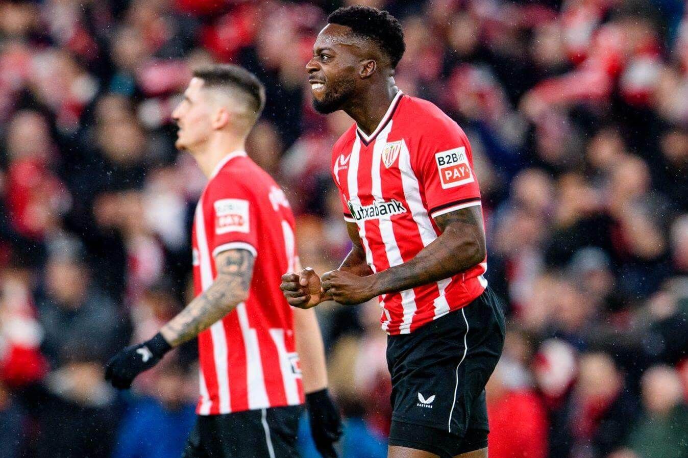  La garra de Iñaki Williams ante el Atlético en la semifinal de Copa en San Mamés (Foto: Athletic